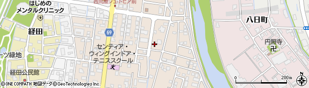 富山県富山市西荒屋周辺の地図