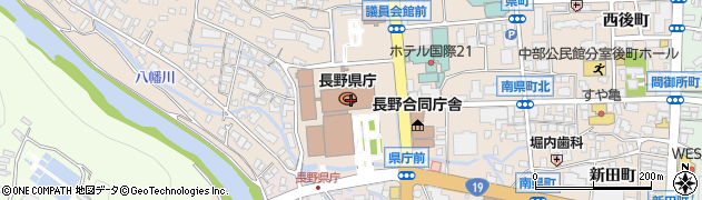 長野県　教育委員会事務局特別支援教育課業務係周辺の地図
