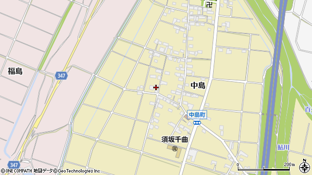 〒382-0055 長野県須坂市中島町の地図