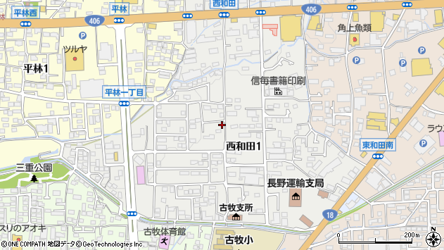 〒381-0037 長野県長野市西和田の地図