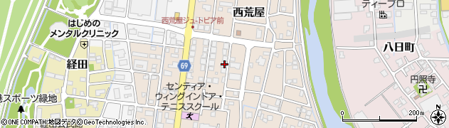 富山県富山市西荒屋779周辺の地図