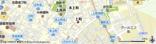 長野県須坂市須坂上町周辺の地図