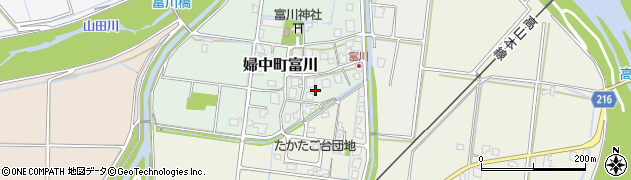 富山県富山市婦中町富川256-2周辺の地図