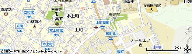 長野県須坂市須坂上町64周辺の地図