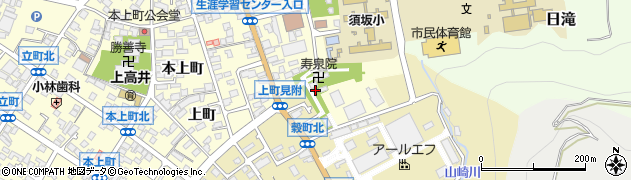 長野県須坂市須坂上町3周辺の地図