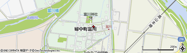 富山県富山市婦中町富川周辺の地図