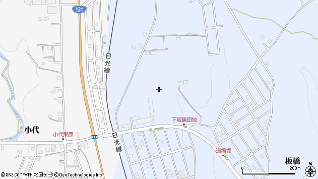 〒321-1102 栃木県日光市板橋の地図