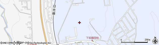栃木県日光市板橋周辺の地図
