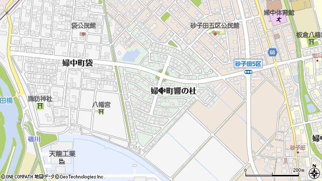 〒939-2729 富山県富山市婦中町響の杜の地図