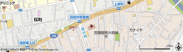 沼田警察署周辺の地図