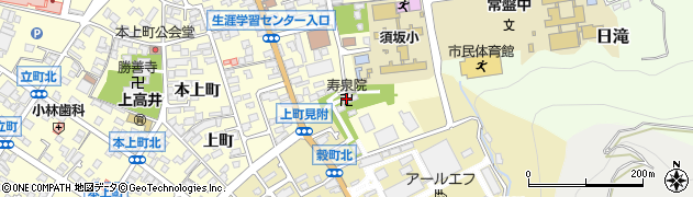 寿泉院周辺の地図