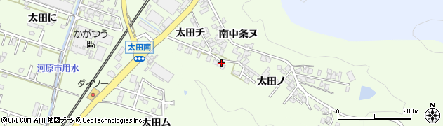 石川県津幡町（河北郡）南中条（ル）周辺の地図