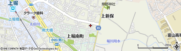 上新保公園周辺の地図