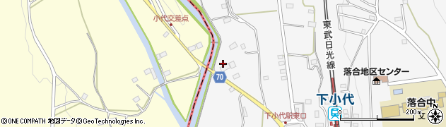栃木県日光市小代398周辺の地図