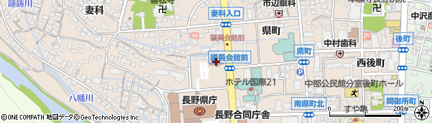 県議会議員公舎周辺の地図