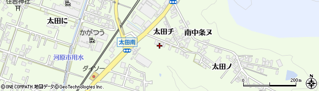 石川県津幡町（河北郡）太田（井）周辺の地図