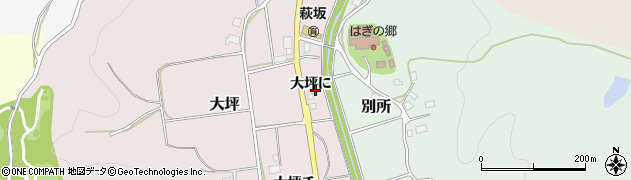 石川県津幡町（河北郡）大坪（に）周辺の地図