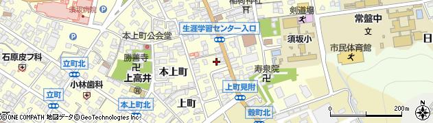 長野県須坂市須坂上町52周辺の地図