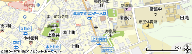 長野県須坂市須坂上町17周辺の地図