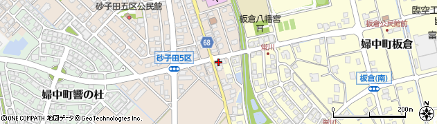 富山県富山市婦中町砂子田23周辺の地図