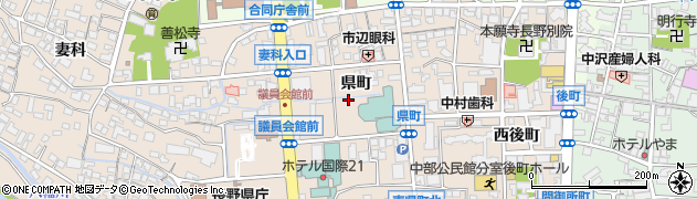 長野県長野市南長野（県町）周辺の地図