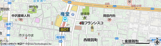 みょんみょん　西鶴賀店周辺の地図