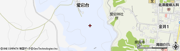 栃木県那須烏山市愛宕台周辺の地図