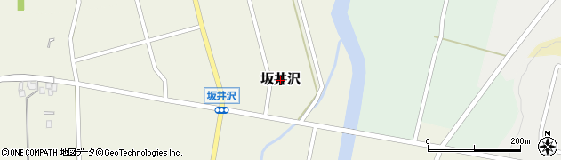 富山県立山町（中新川郡）坂井沢周辺の地図