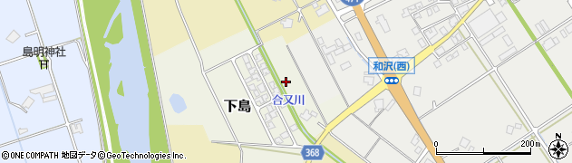 富山県小矢部市下島周辺の地図