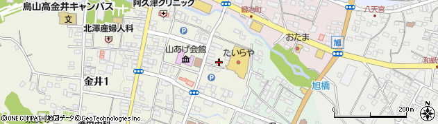 阿久津美容院周辺の地図