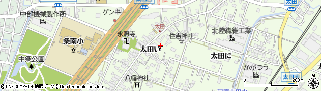 石川県河北郡津幡町太田い周辺の地図