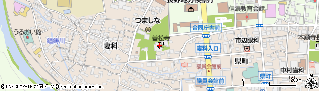 善松寺周辺の地図