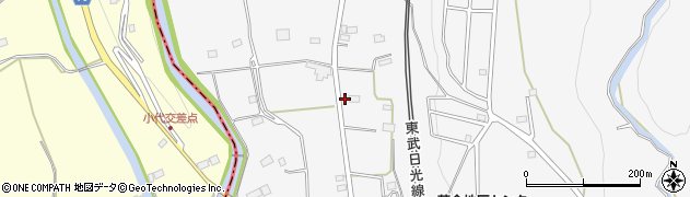 栃木県日光市小代549周辺の地図