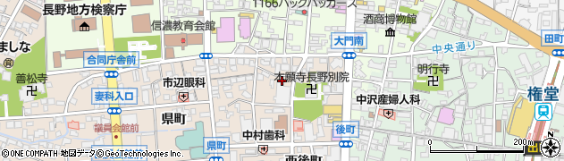 長野県長野市南長野諏訪町周辺の地図