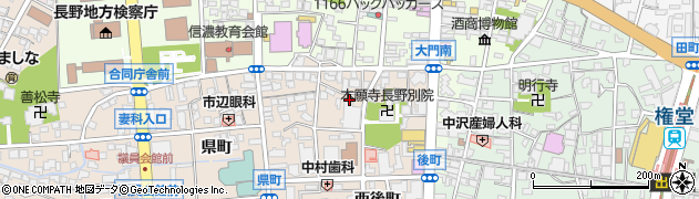 長野県長野市南長野（諏訪町）周辺の地図