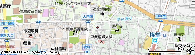 長野県鮨商生活衛生同業組合周辺の地図