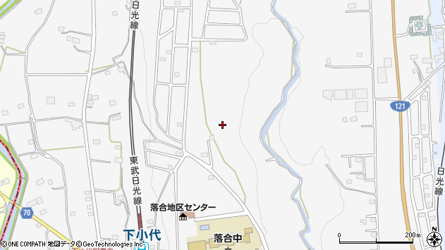 〒321-1107 栃木県日光市小代の地図