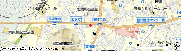 髪師須坂店周辺の地図