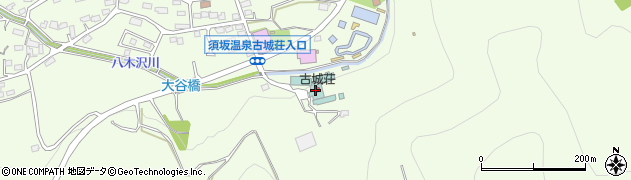 須坂温泉古城荘周辺の地図