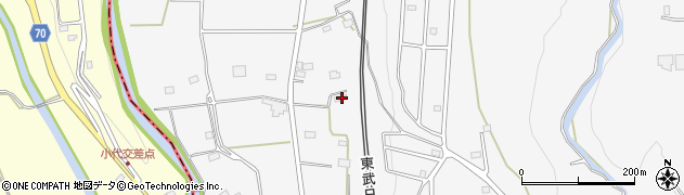 栃木県日光市小代525周辺の地図