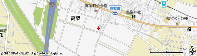 長野県須坂市高梨町周辺の地図