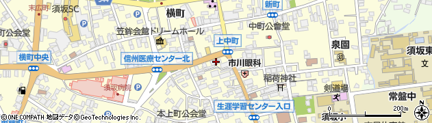 長野県須坂市須坂中町158周辺の地図