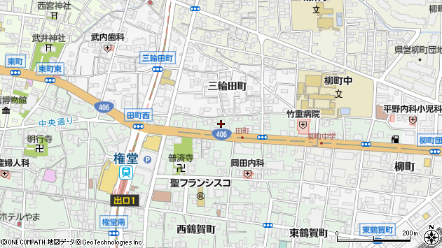 〒380-0815 長野県長野市鶴賀田町の地図