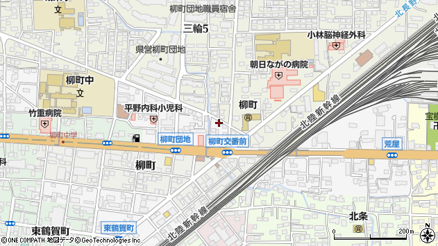 〒380-0806 長野県長野市淀ケ橋の地図