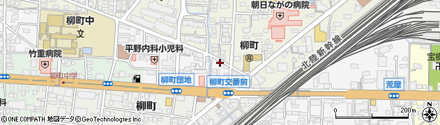 長野県長野市三輪淀ケ橋周辺の地図