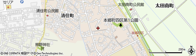 本郷町四区第2公園周辺の地図