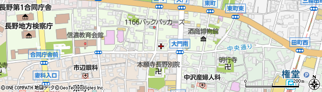 長野県長野市長野西町546周辺の地図