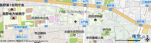 長野県長野市長野西町548周辺の地図