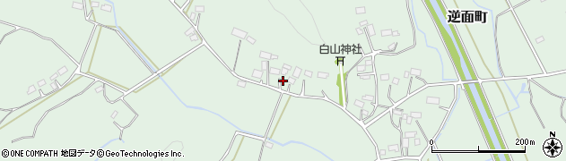 栃木県宇都宮市逆面町790周辺の地図