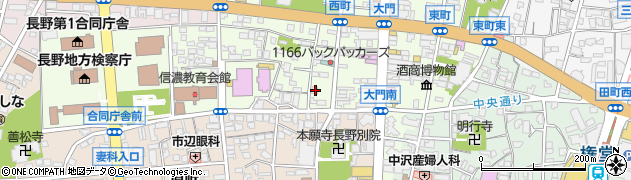 長野県長野市長野西町1055周辺の地図